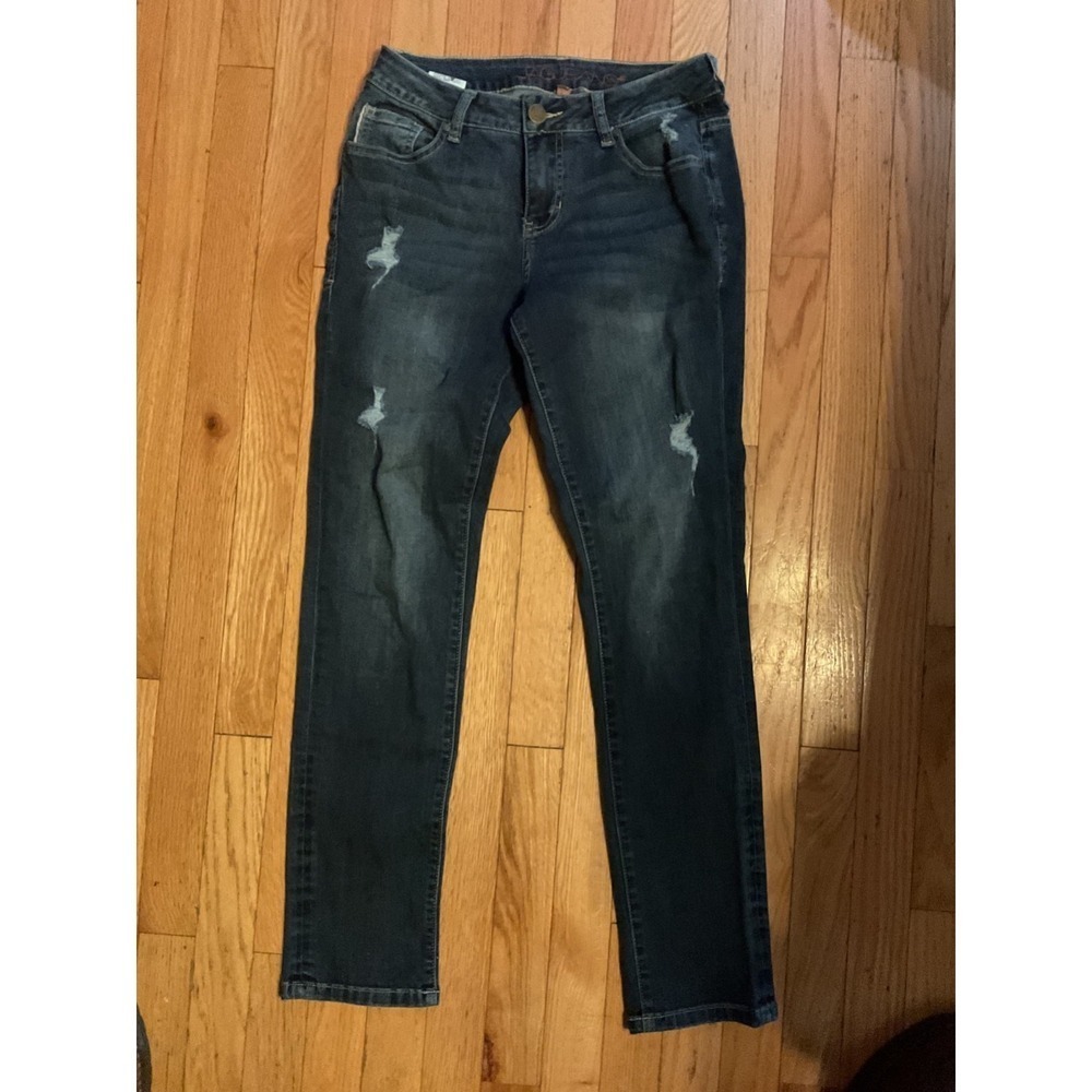 Jag Jeans Girlfriend Distressed  Blue Jeans Women's Size 4 T55-1